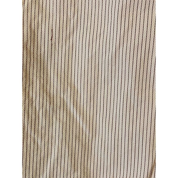 Zara Man US 17 Dress Shirt Mens Button Down Long Sleeve Collar Pink Red Stripe - Picture 11 of 13